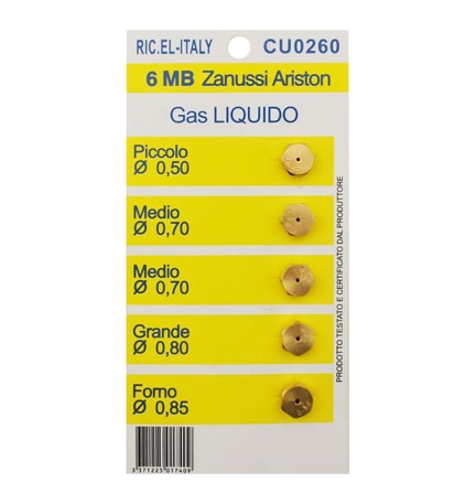 UGELLI PER CUCINA per gpl