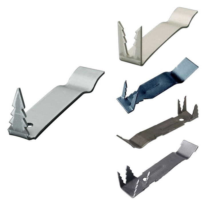 ARPIONE PER INFISSI n. 3 punte - mm 135 x 25 x sp. 2 - pz.17 x kg ca.