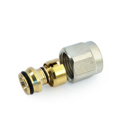 DADO NICHELATO OGIVA E INSERTO PER TUBO MULTISTRATO 5500 1/2x16 2.0