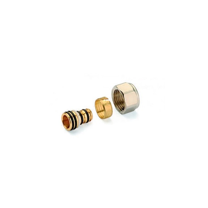 DADO NICHELATO OGIVA E INSERTO PER TUBO MULTISTRATO 6200 1/2x16 2.0