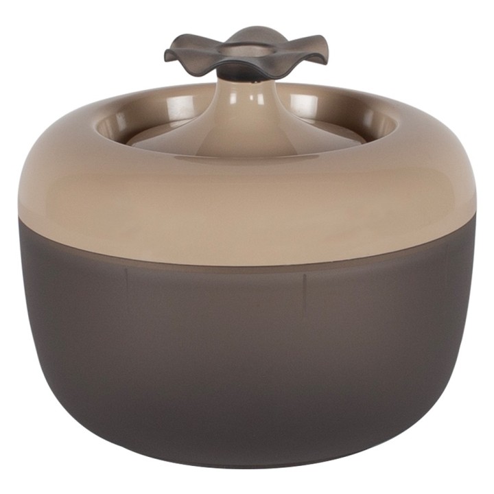 FONTANA PER GATTI 'MALAGA' mod. 'fiore' col. mocaccino - lt. 1,7