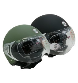 CASCO PER MOTO 'SIRIO MATT' verde - tg. XL