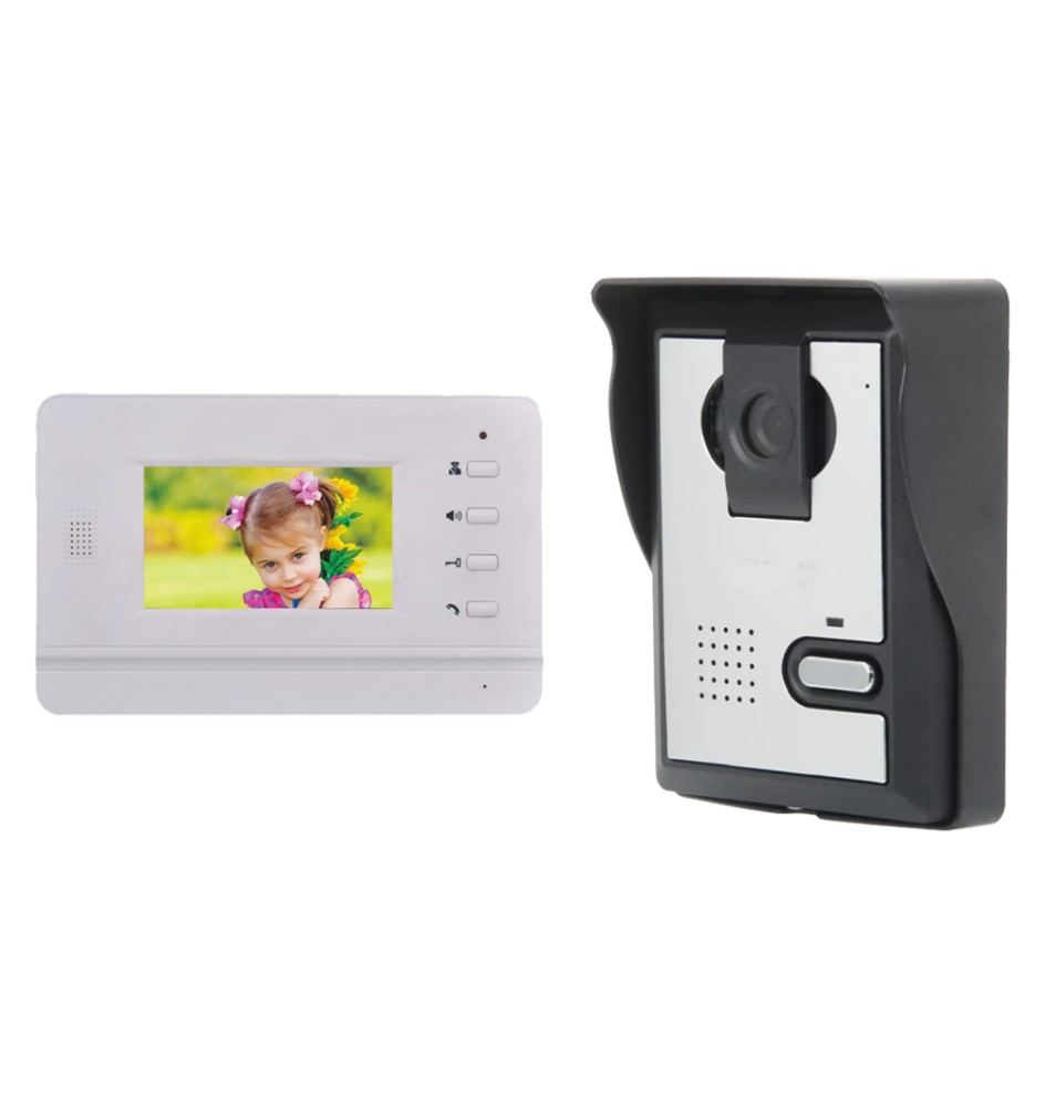 VIDEOCITOFONO MONO FAMILIARE IN KIT schermo da 4,3