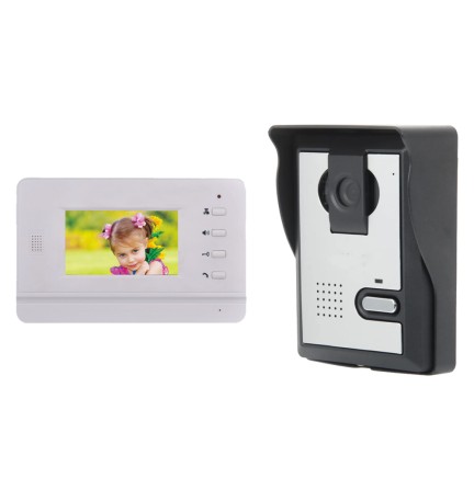 VIDEOCITOFONO MONO FAMILIARE IN KIT schermo da 4,3