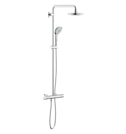 COLONNA DOCCIA EUPHORIA CON MISCELATORE TERMOSTATICO ESTERNO Cromo