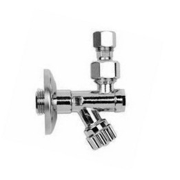 RUBINETTO SOTTOLAVABO CON FILTRO A SNODO MOVIMENTO A VITONE 1/2x3/8 D.10
