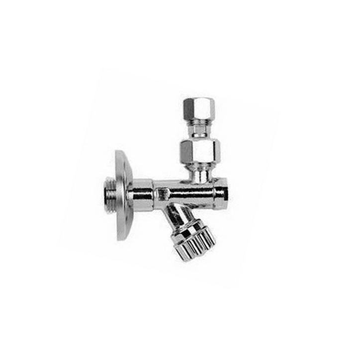 RUBINETTO SOTTOLAVABO CON FILTRO A SNODO MOVIMENTO A VITONE 1/2x3/8 D.10