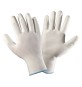 GUANTI IN POLIESTERE/POLIURETANO Tg.10 (XL) - palmo bianco