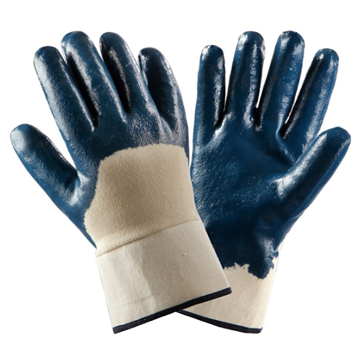 GUANTI NBR MANICHETTA IN TELA Tg.10 (XL)