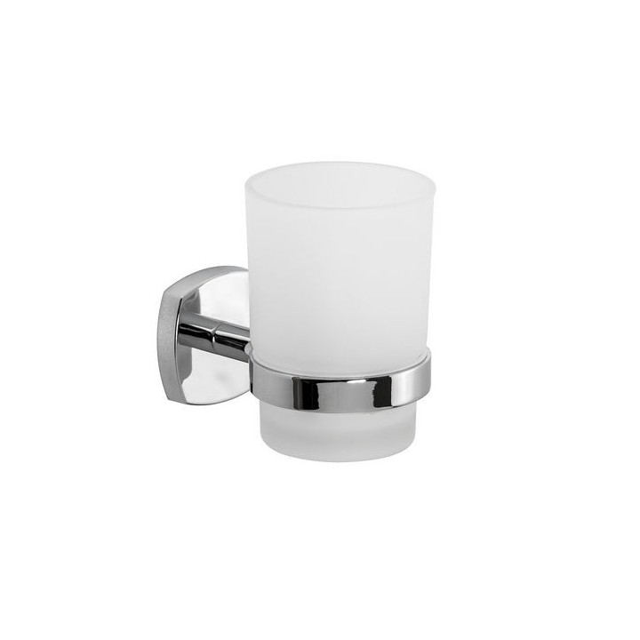 PORTA SPAZZOLINI STARTER Cromo cm 6,7 x h.9,6 x 10,5