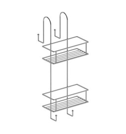 CESTELLO CONTENITORE DOCCIA SPIDER2 Cromo