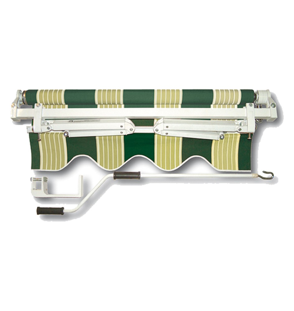 TENDA DA SOLE AVVOLGIBILE cm.300 x H.200 - giallo/bianco/ara.