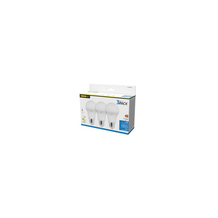 NOVA LAMPADA LED CLASSIC E27 11W 6500K PZ.3
