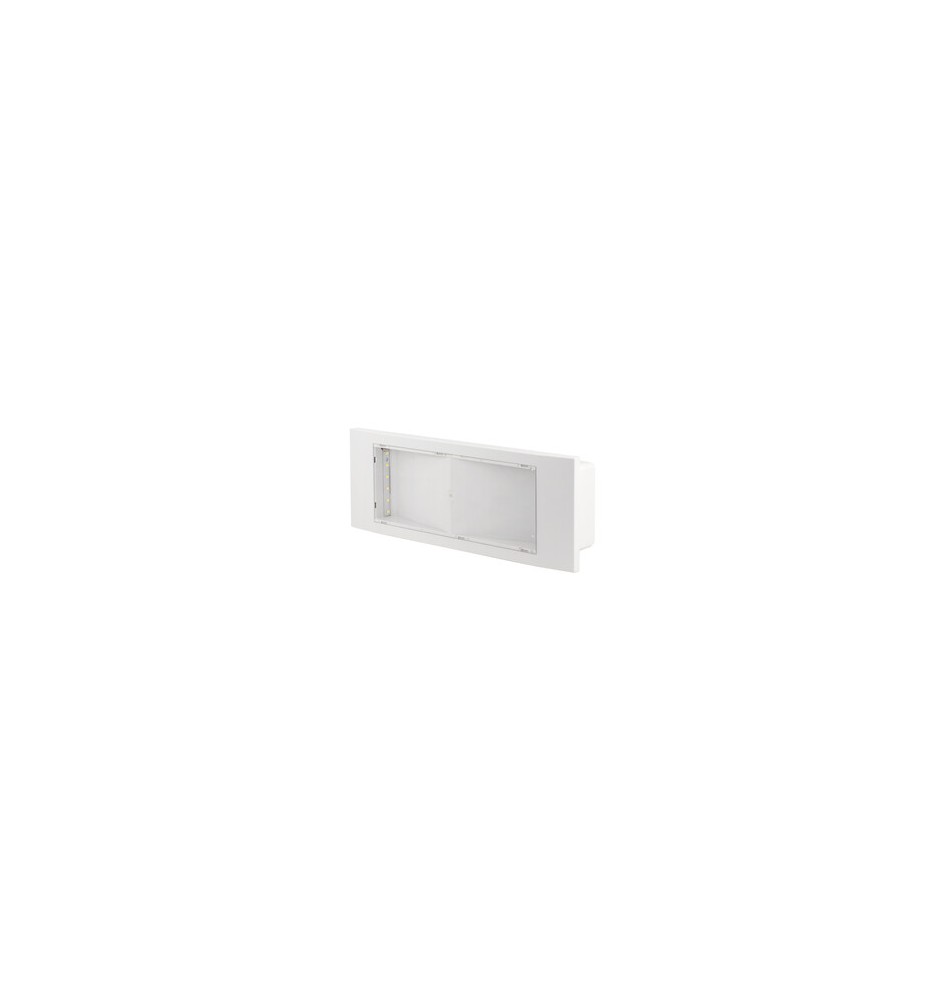 LAMPADA LED EMERGENZA INCASSO RICAR. 2W