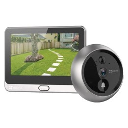 SPIONCINO DIGITALE PER PORTE 'DP2' EZVIZ risoluzione 2MP - 1080p / colore argento