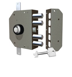 CR 3250 SERRATURA APPL P/LEGNO POMPA TRIPL C/SCR SX C/POMOLO