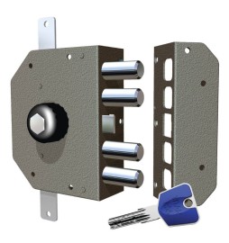 CR 3250 K55 SERRATURA APPL P/LEGNO TRIPL DX C/POMOLO