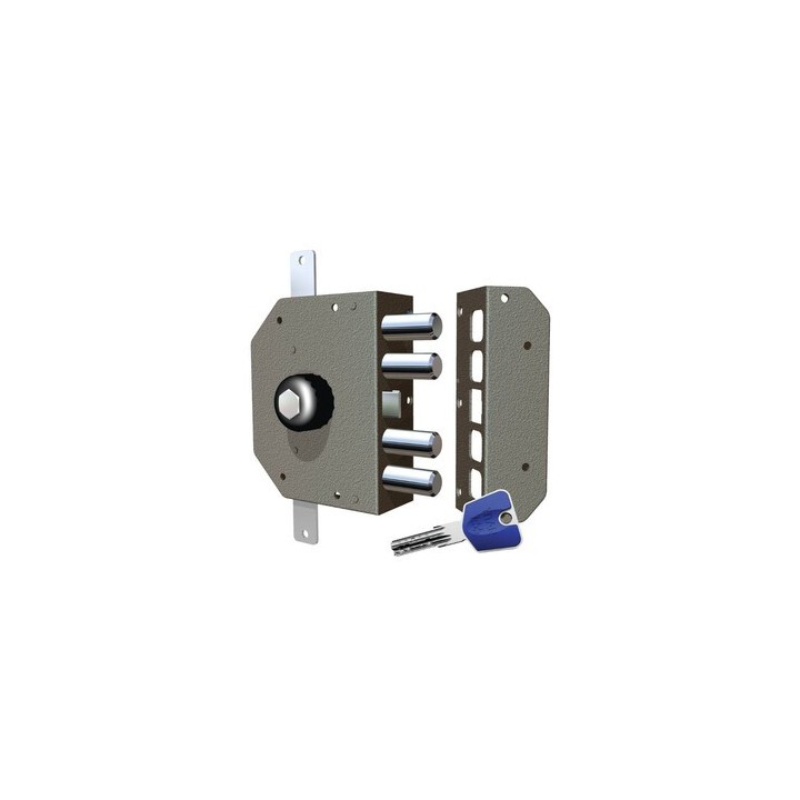 CR 3250 K55 SERRATURA APPL P/LEGNO TRIPL DX C/POMOLO