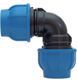 RACCORDO POLIPROP GOMITO 90 40X40 MM