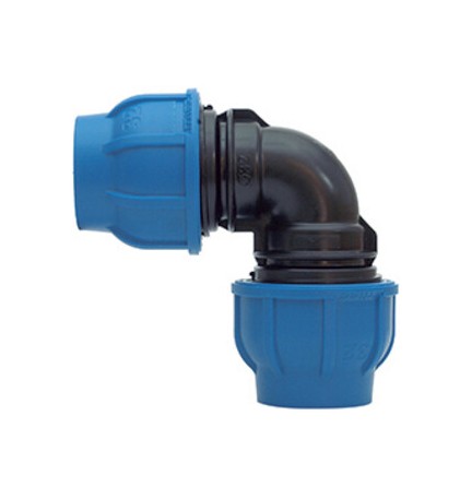 RACCORDO POLIPROP GOMITO 90 40X40 MM