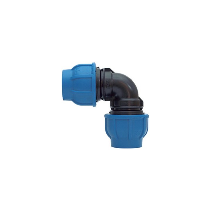 RACCORDO POLIPROP GOMITO 90 40X40 MM