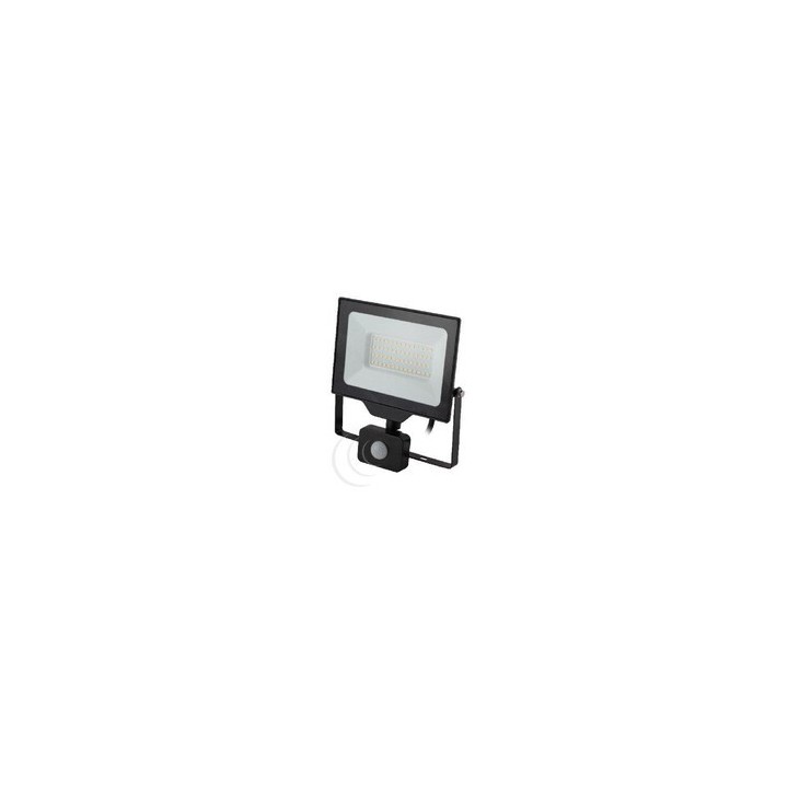 PROIETTORE LED C/SENSORE 50W 4000K NERO