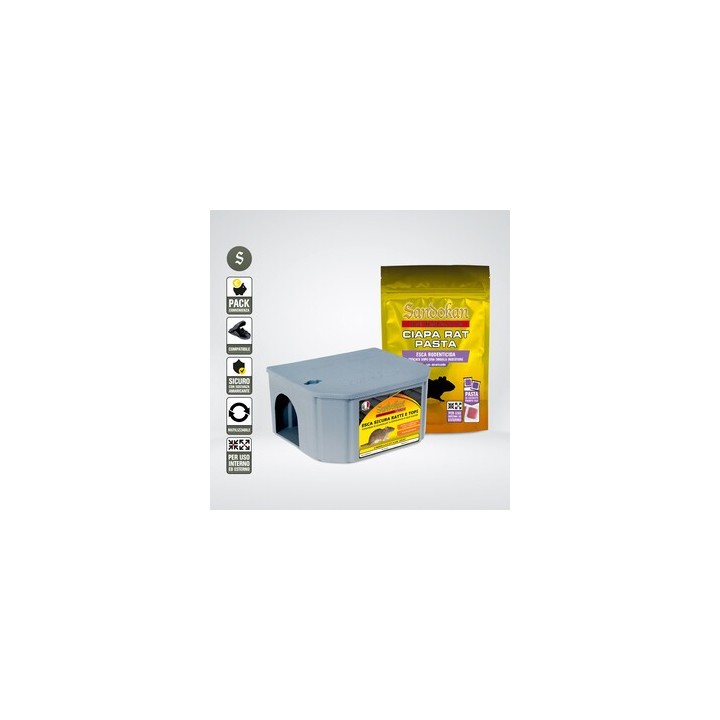 CONTENITORE P/ESCA TOPICIDA C/ ESCA PASTA 150 G