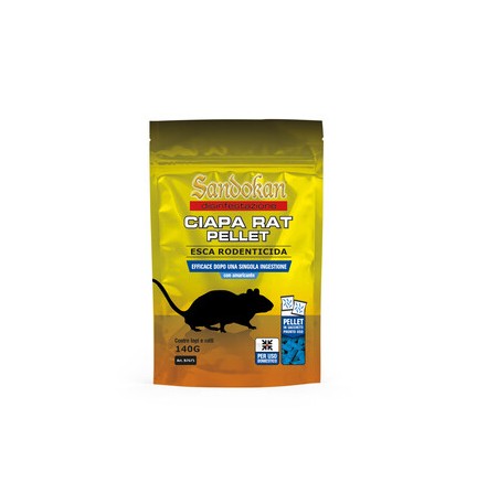 ESCA RODENTICIDA CIAPA RAT PELLET 140 G