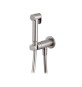 SET MISCELATORE CON DOCCETTA SHUT-OFF TONDO Nero Opaco