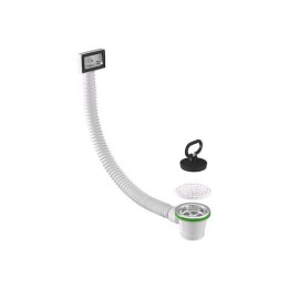 PILETTA PER LAVELLO CUCINA CON TROPPO PIENO RETTANGOLARE Diam. 70 x 1"1/2