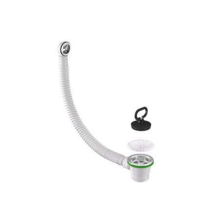 PILETTA PER LAVELLO CUCINA CON TROPPOPIENO TONDO Diam. 70 x 1"1/2