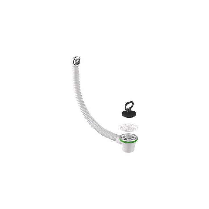 PILETTA PER LAVELLO CUCINA CON TROPPOPIENO TONDO Diam. 70 x 1"1/2