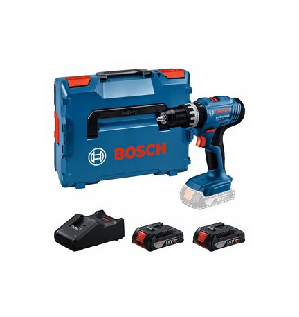 BOSCH-B TRAPANO C/PERC GSB 18V-25 + 2 BATT