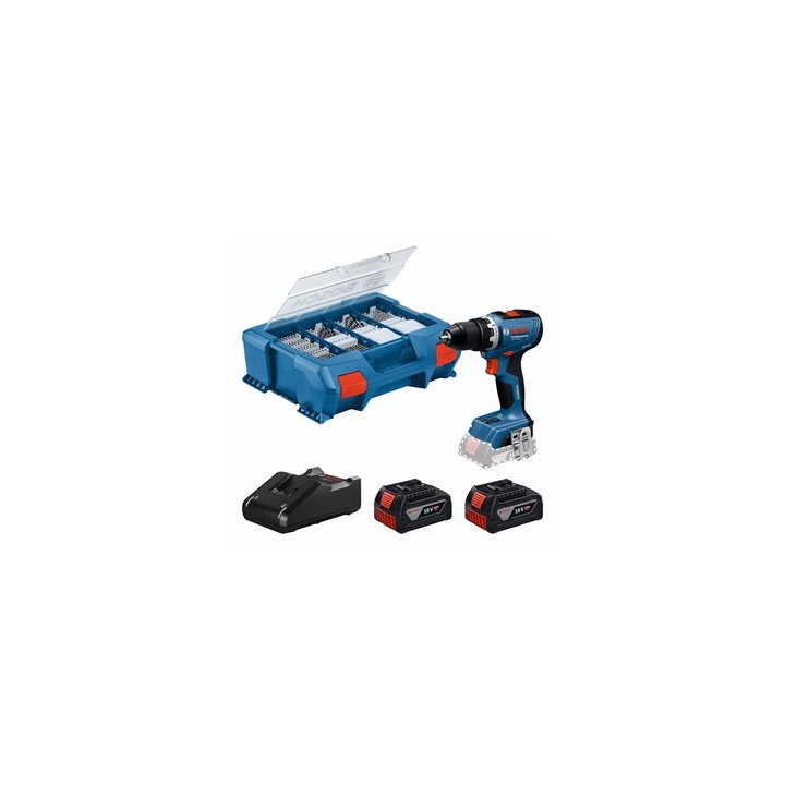 BOSCH-B TRAPANO GSR 18V-65 PROF BRUSHLESS +2 BATT