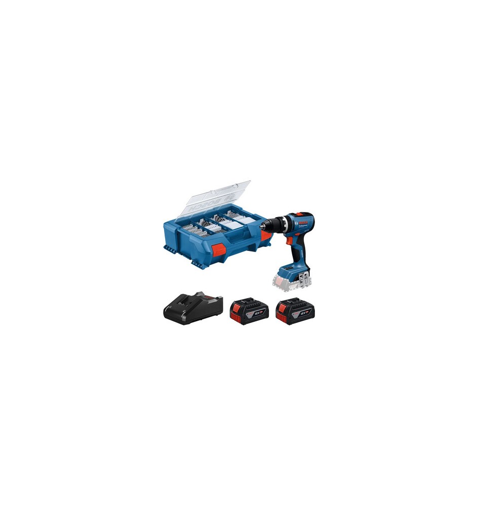 BOSCH-B TRAPANO C/PERC GSB 18V-65 BRUSHLESS+2 BATT