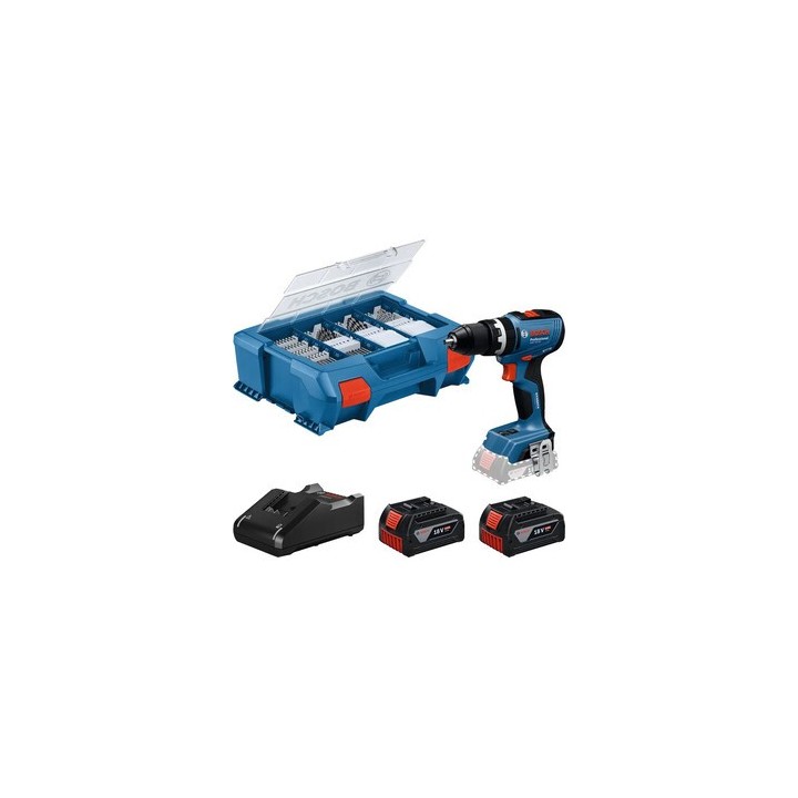BOSCH-B TRAPANO C/PERC GSB 18V-65 BRUSHLESS+2 BATT