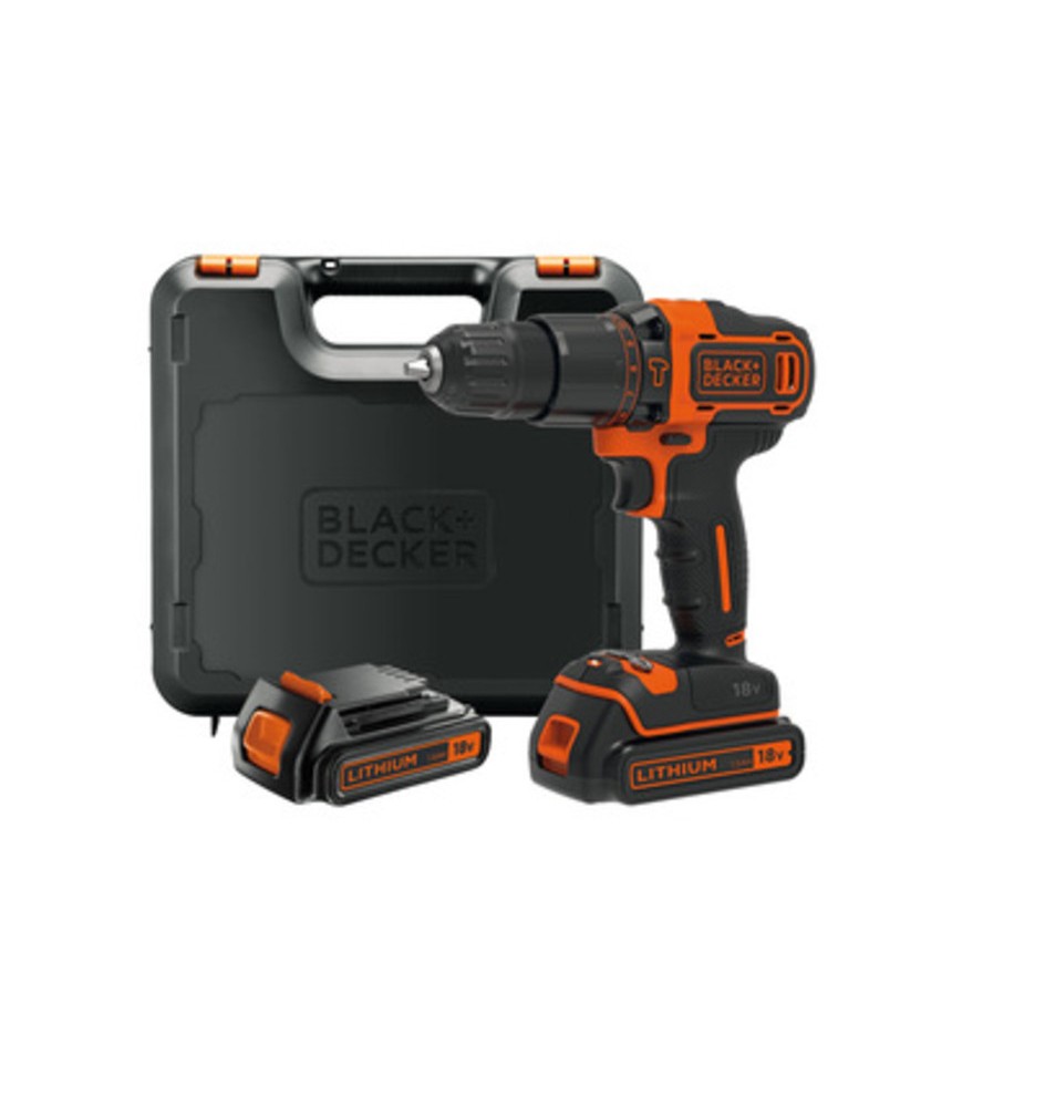 B+D TRAPANO C/PERC BDCHD18KB-QW 18V + 2BATT E VAL