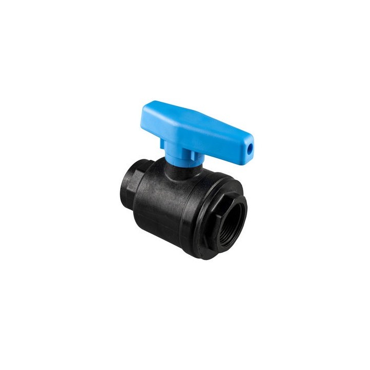 VALVOLA A SFERA FF IN PP PN10 CON SFERA IN ABS 1"1/4