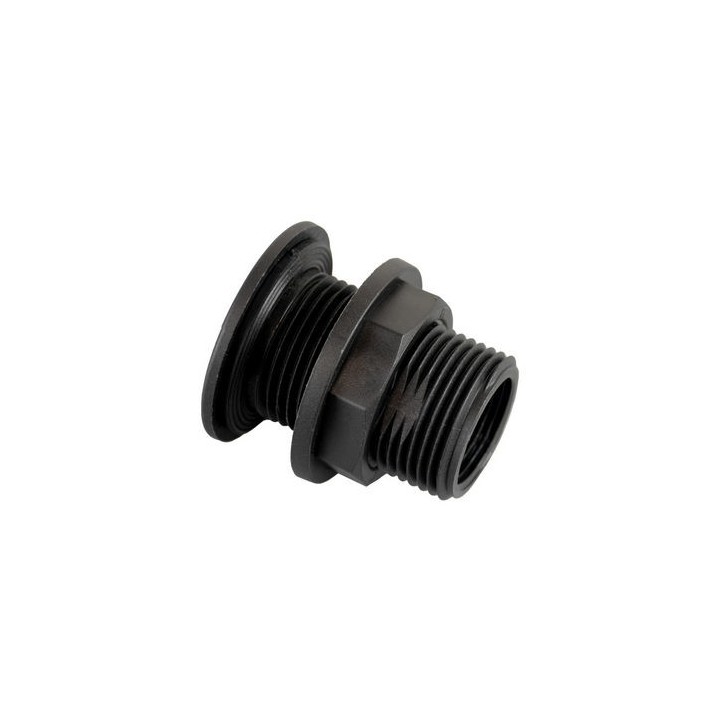 ATTACCO PER SERBATOIO MF CON GUARNIZIONE PIANA IN EPDM 2"x1"1/2