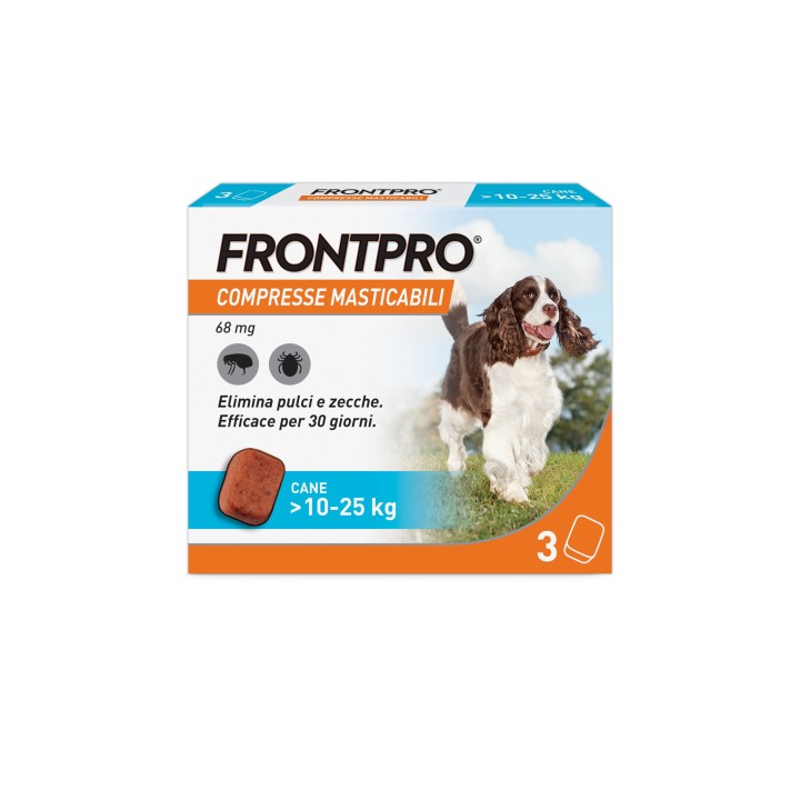 FRONTPRO COMPRESSA MASTICABILE CANI 10-25 KG 3 PZ