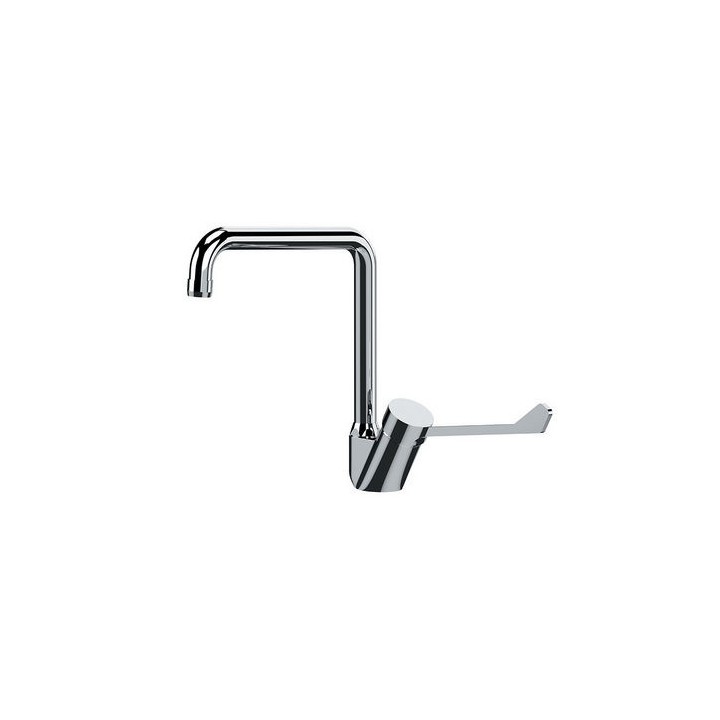 MISCELATORE MONOCOMANDO LAVELLO BOCCA ALTA AD U Cromo