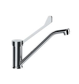 MONOCOMANDO LAVELLO CON BOCCA GIREVOLE CON LEVA CLINICA Cromo