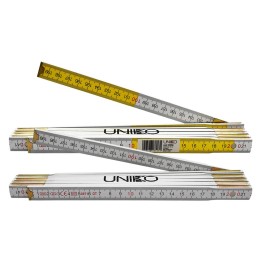 DOPPIO METRO 'UNIKO' colore bianco e giallo