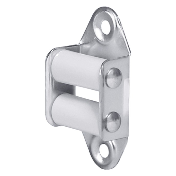 RULLO GUIDA CINGHIA verticale - rulli nylon - bianca