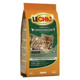 CROCCANTINI PER GATTI 'LECHAT INDOOR' pollo e riso - kg 1,5