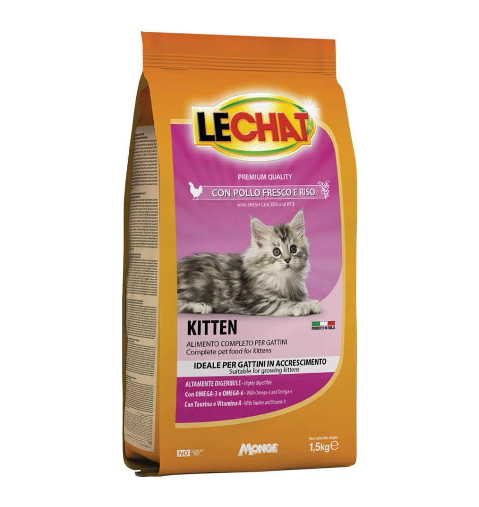 CROCCANTINI PER GATTI 'LE CHAT JUNIOR KITTEN' kg 1,5