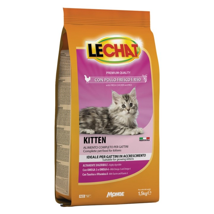 CROCCANTINI PER GATTI 'LE CHAT JUNIOR KITTEN' kg 1,5