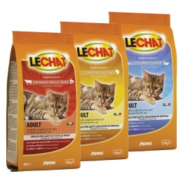 CROCCANTINI PER GATTI 'LE CHAT' manzo e ortaggi - kg 1,5