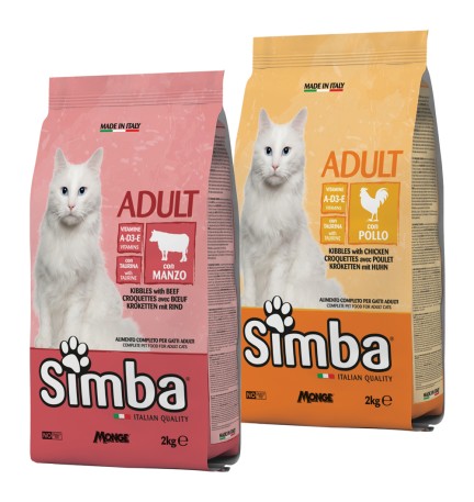 CROCCANTINI PER GATTI 'SIMBA' pollo - kg 2