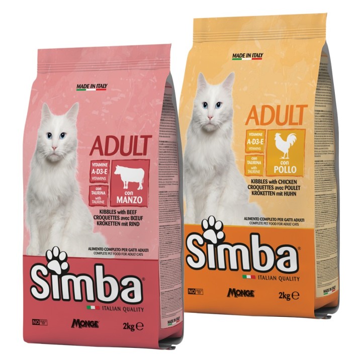 CROCCANTINI PER GATTI 'SIMBA' pollo - kg 2